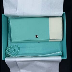 Tiffany & Co. Blue and Cream Wallets